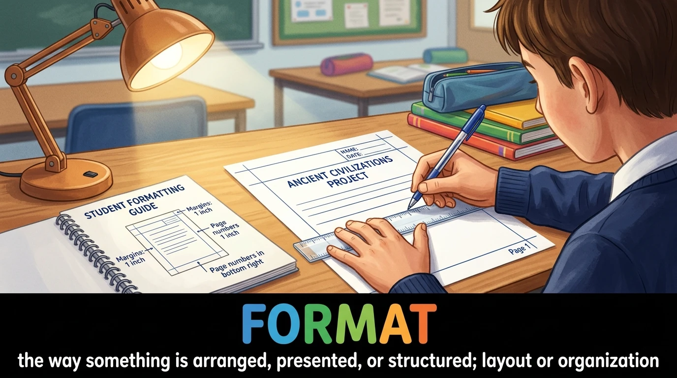 English Illustration for format